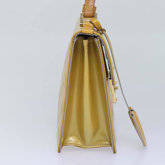 LOUIS VUITTON Monogram Vernis Spring street Hand Bag Gris M91029 LV Auth 84706 - Picture 4 of 16